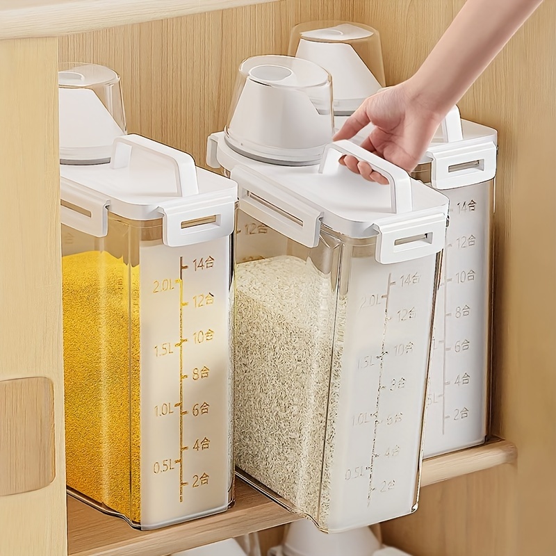 Airtight Cereal Jar - 1pc Storage Container, Household Insect-proof And