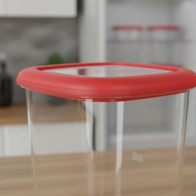 Food Storage Plastic Container - 6 Pieces Airtight Food Storage Container