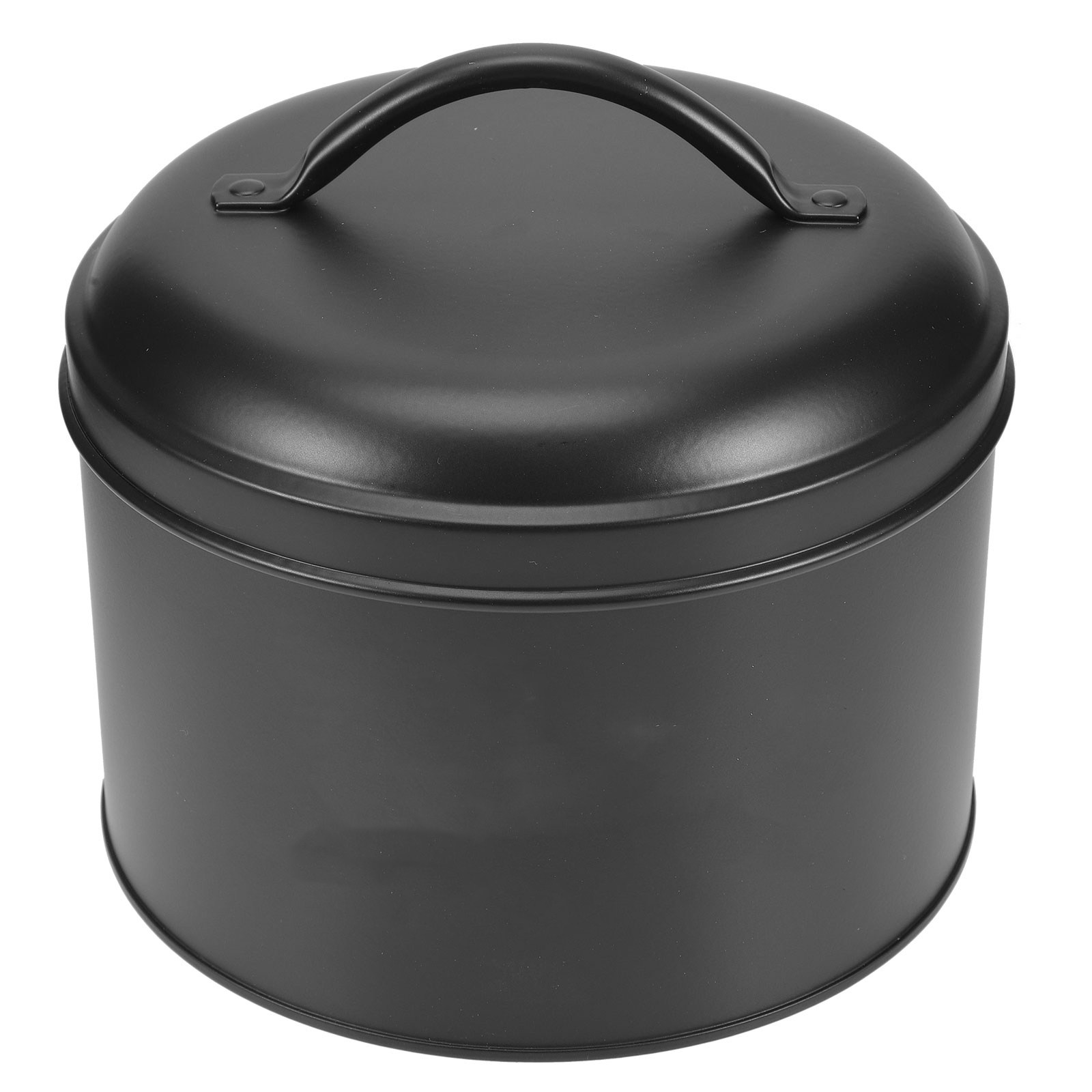 Airtight Cereal Jar - Metal Food Storage Jar Airtight Sealed