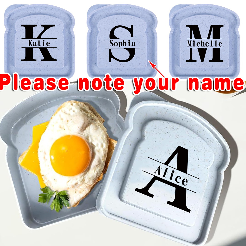 Food Storage Name - Customized Name Toast Freshness Preservation Sandwich