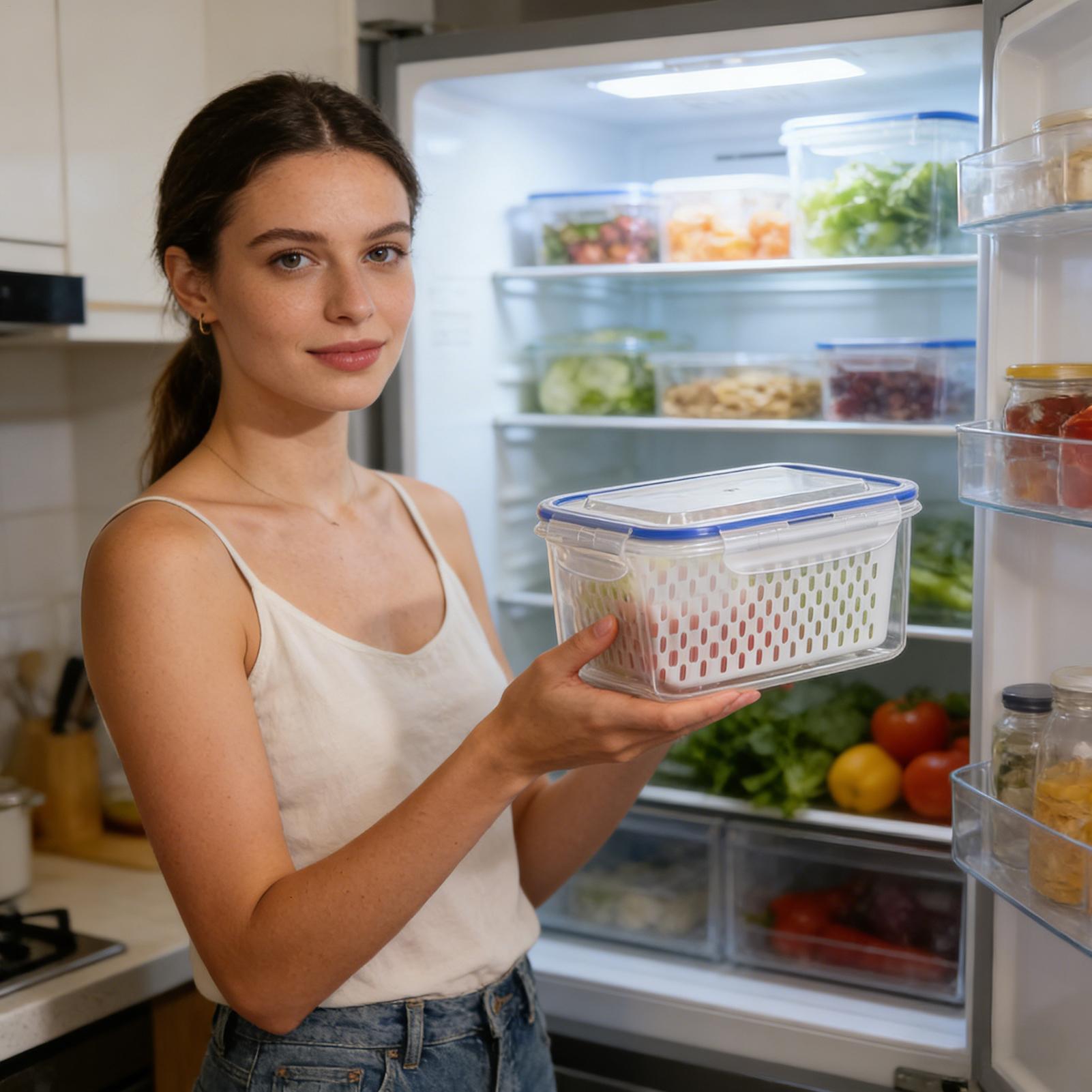 4 In 1 Food Storage Container  - огляд і ціна Food Storage For Refrigerator