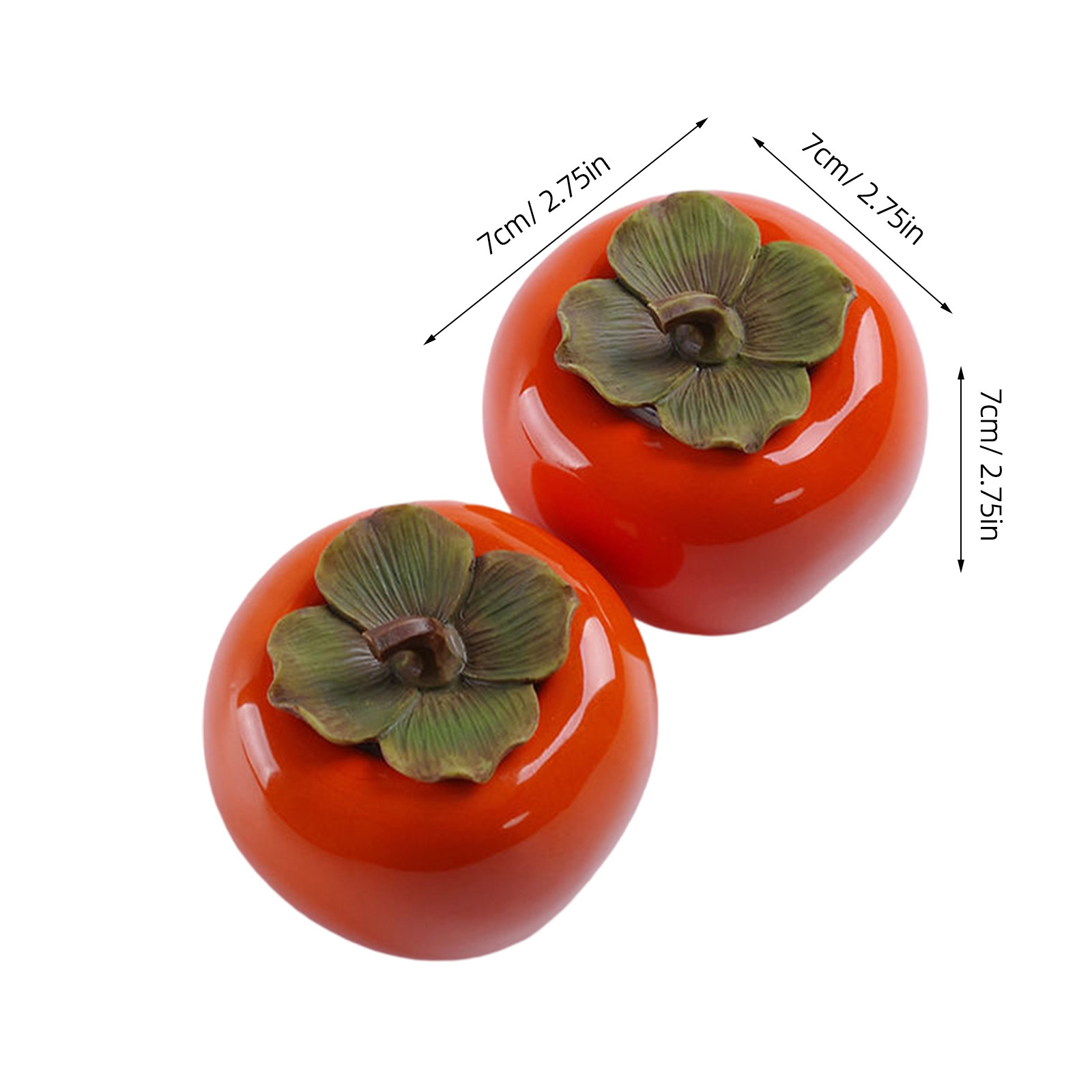 2Pcs Orange Persimmon Style Ce - огляд і ціна Airtight Cereal Jar