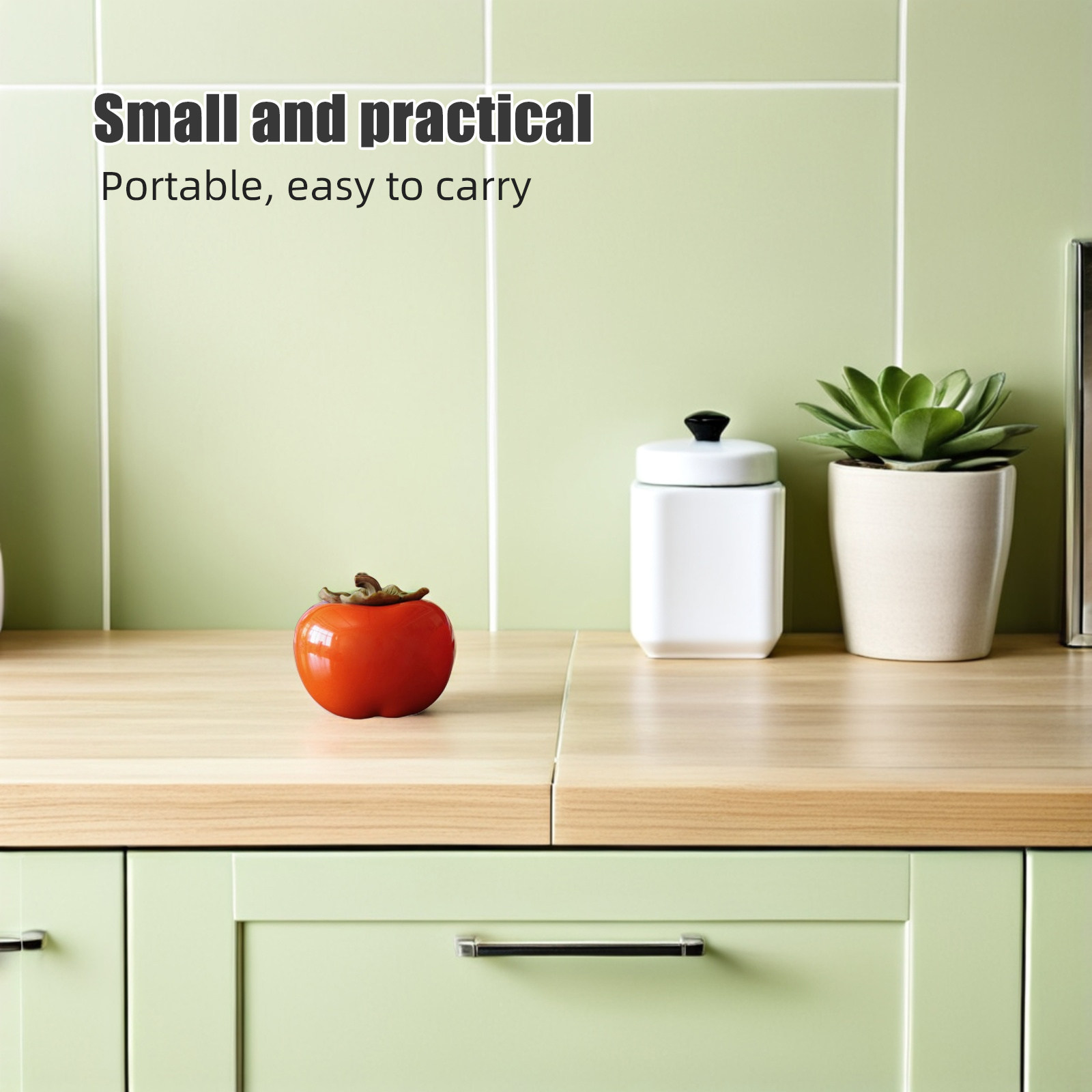 2Pcs Orange Persimmon Style Ce - огляд і ціна Airtight Cereal Jar