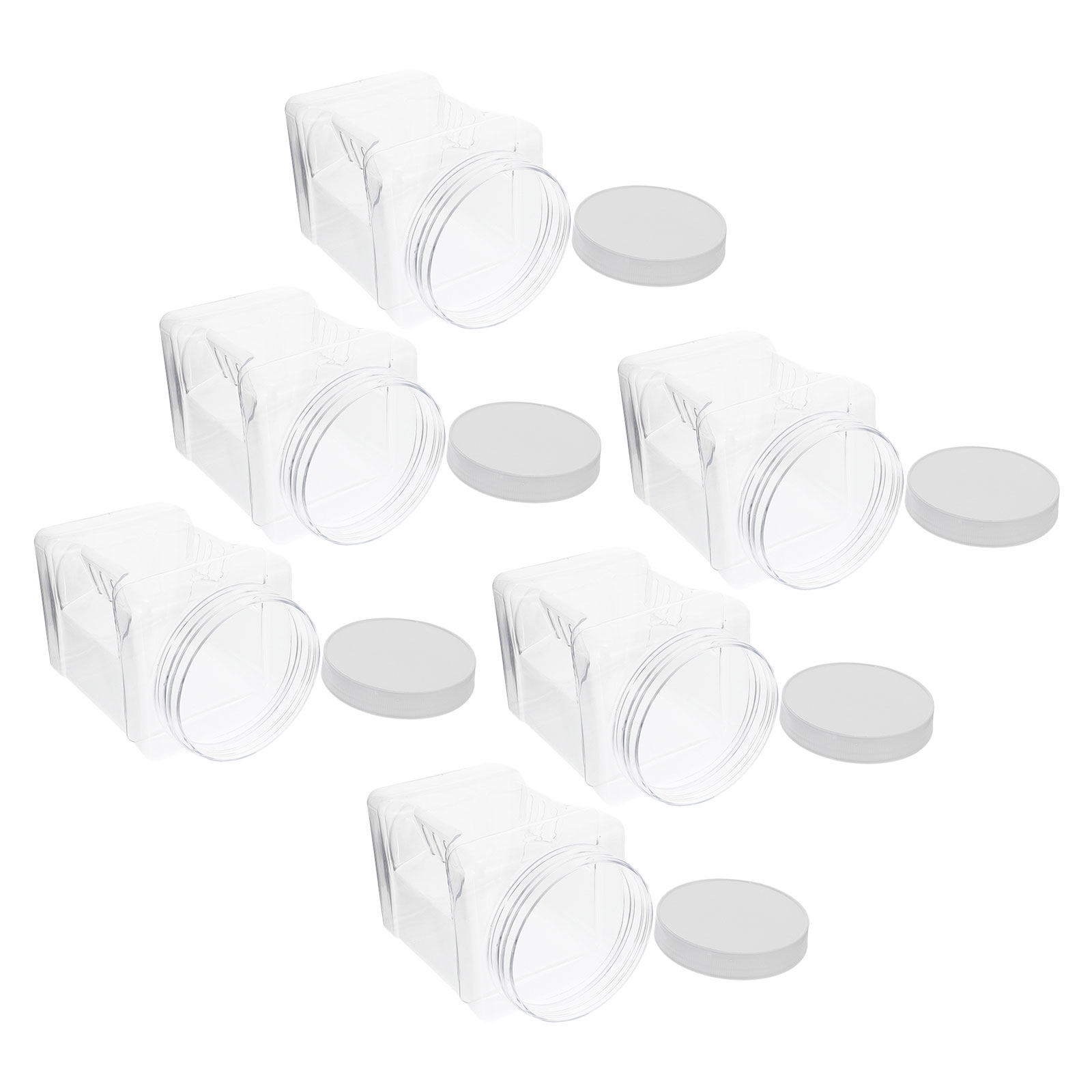 6Pcs Transparent Storage Jars  - огляд і ціна Food Storage Plastic Container