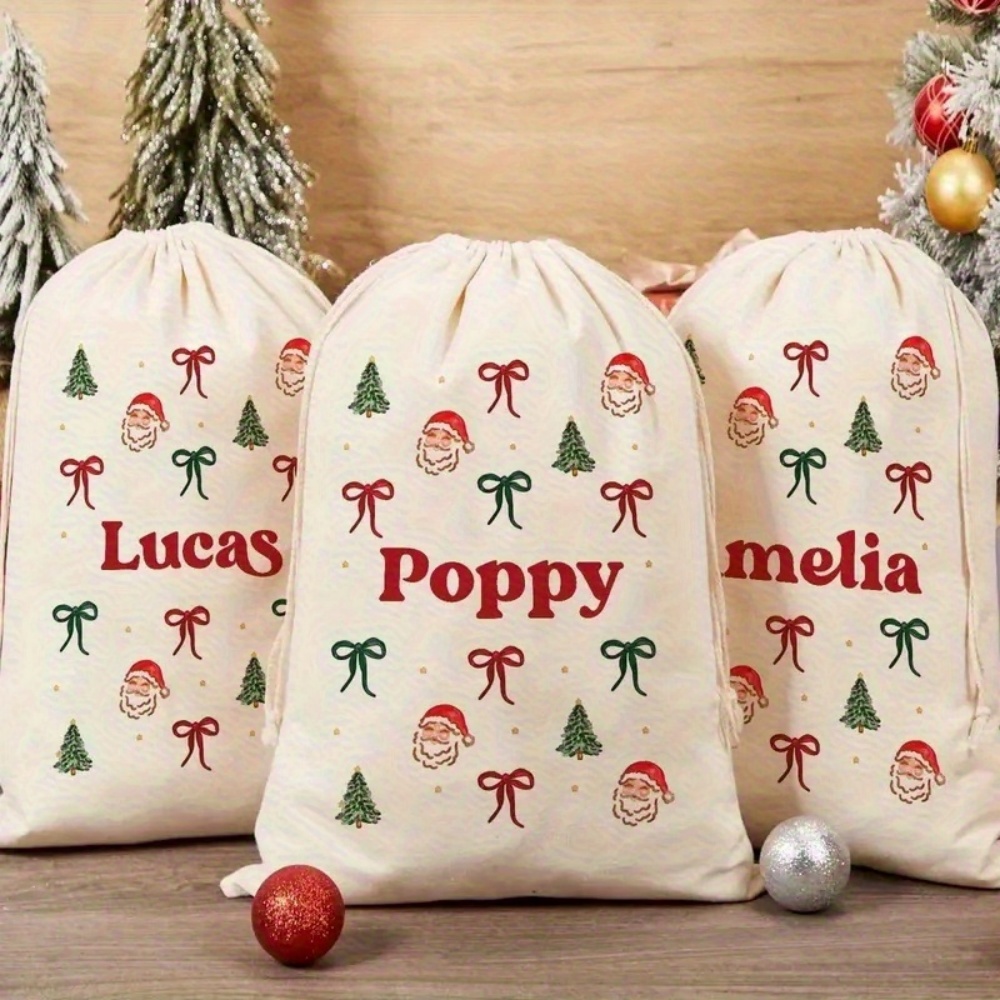Personalised Simple Santa & Ch - огляд і ціна Food Storage Name