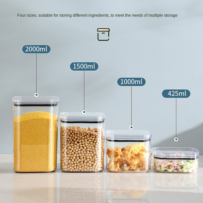 Sealed Jar Kitchen Cabinet Org - огляд і ціна Food Storage Jar Set