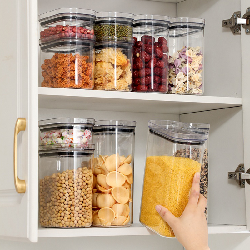 Sealed Jar Kitchen Cabinet Org - огляд і ціна Food Storage Jar Set