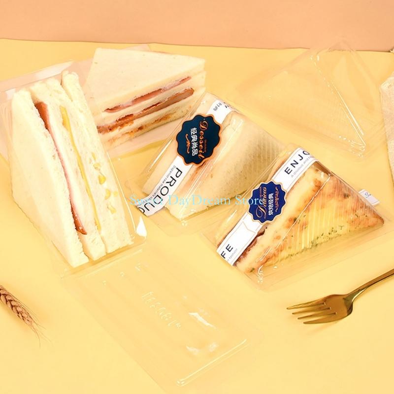 Y88C Pack of 100 PET Sandwich  - огляд і ціна Food Storage Plastic Container