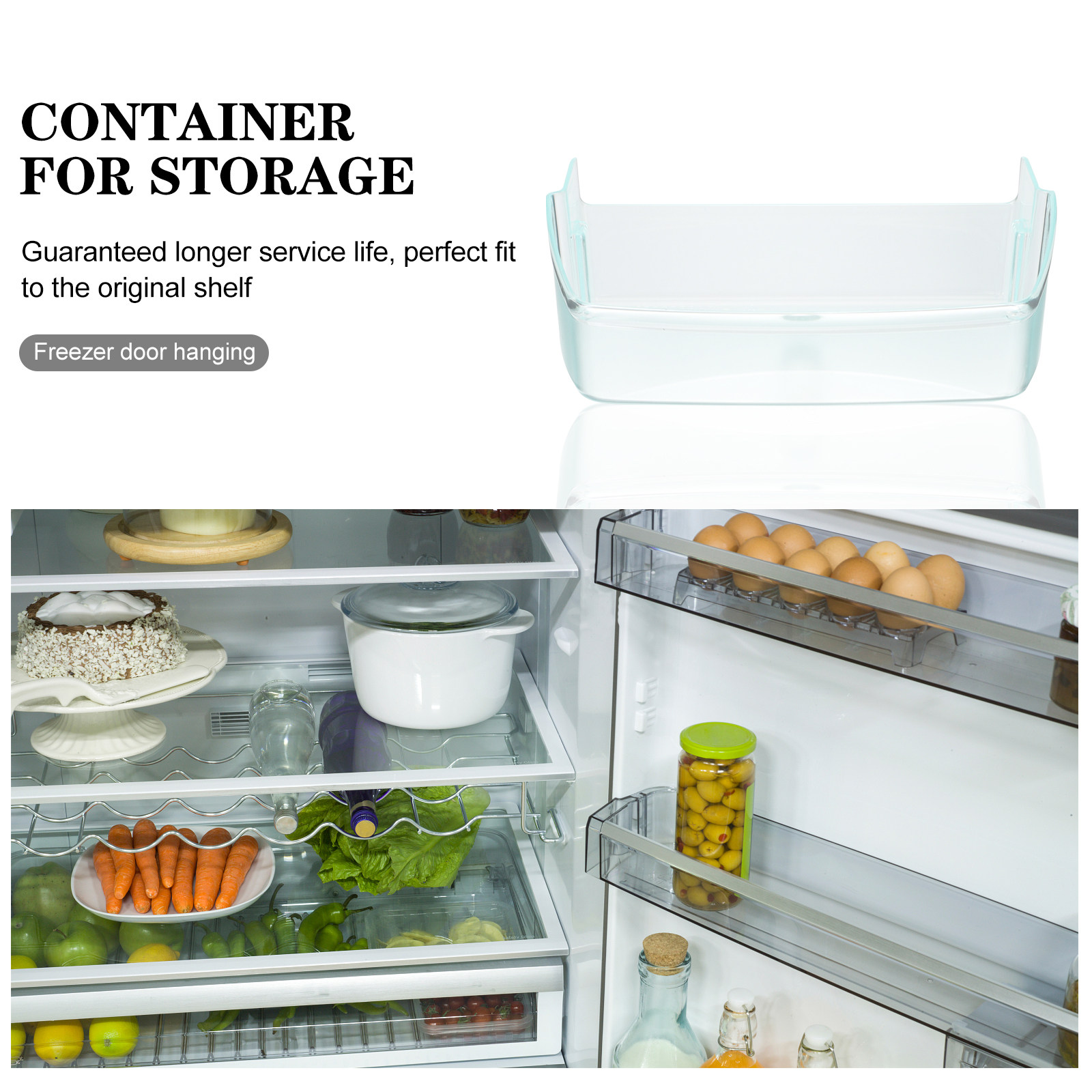 Plastic Fridge Side Door Organ - огляд і ціна Food Storage For Refrigerator