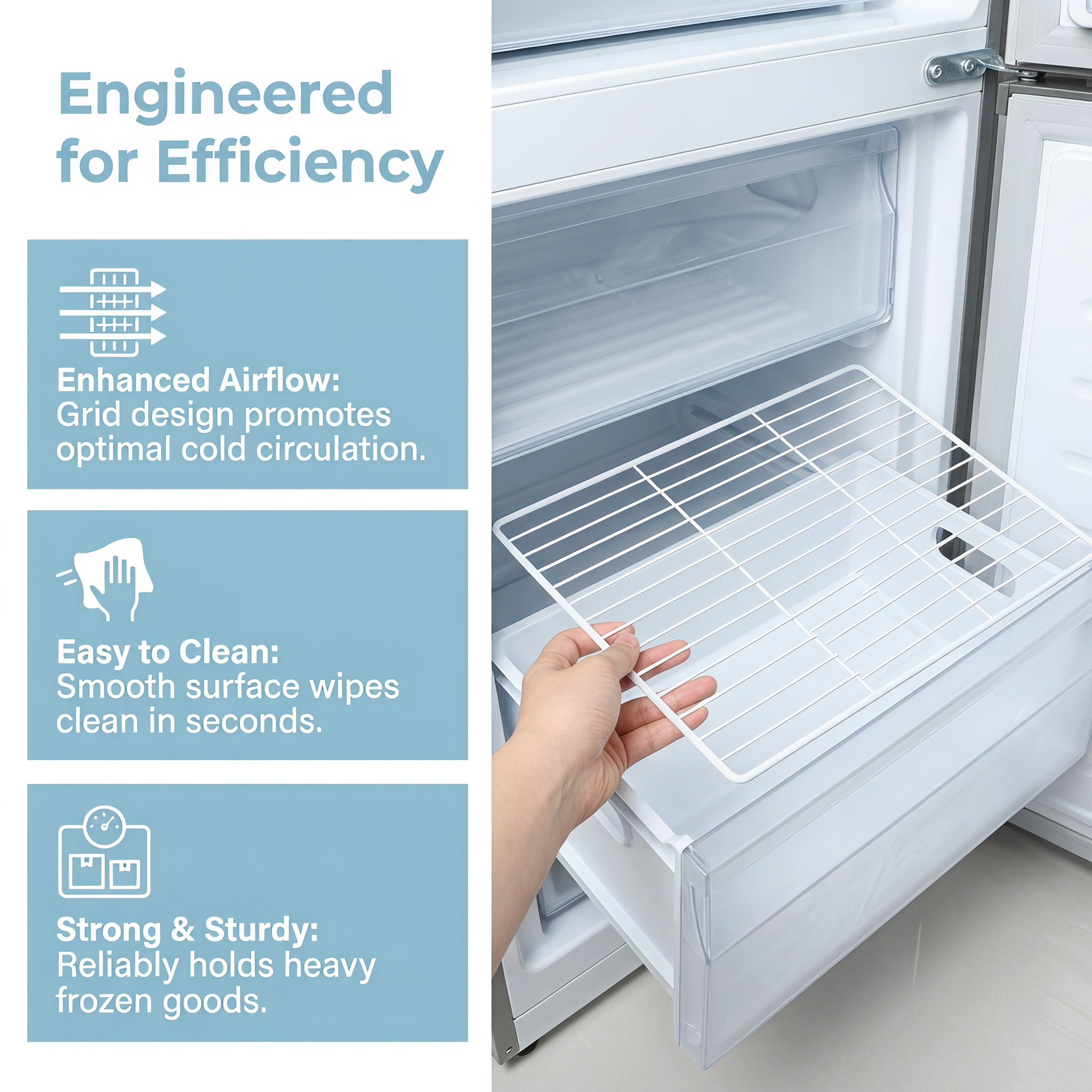 Chest Freezer Metal Wire Shelf - огляд і ціна Food Storage For Refrigerator