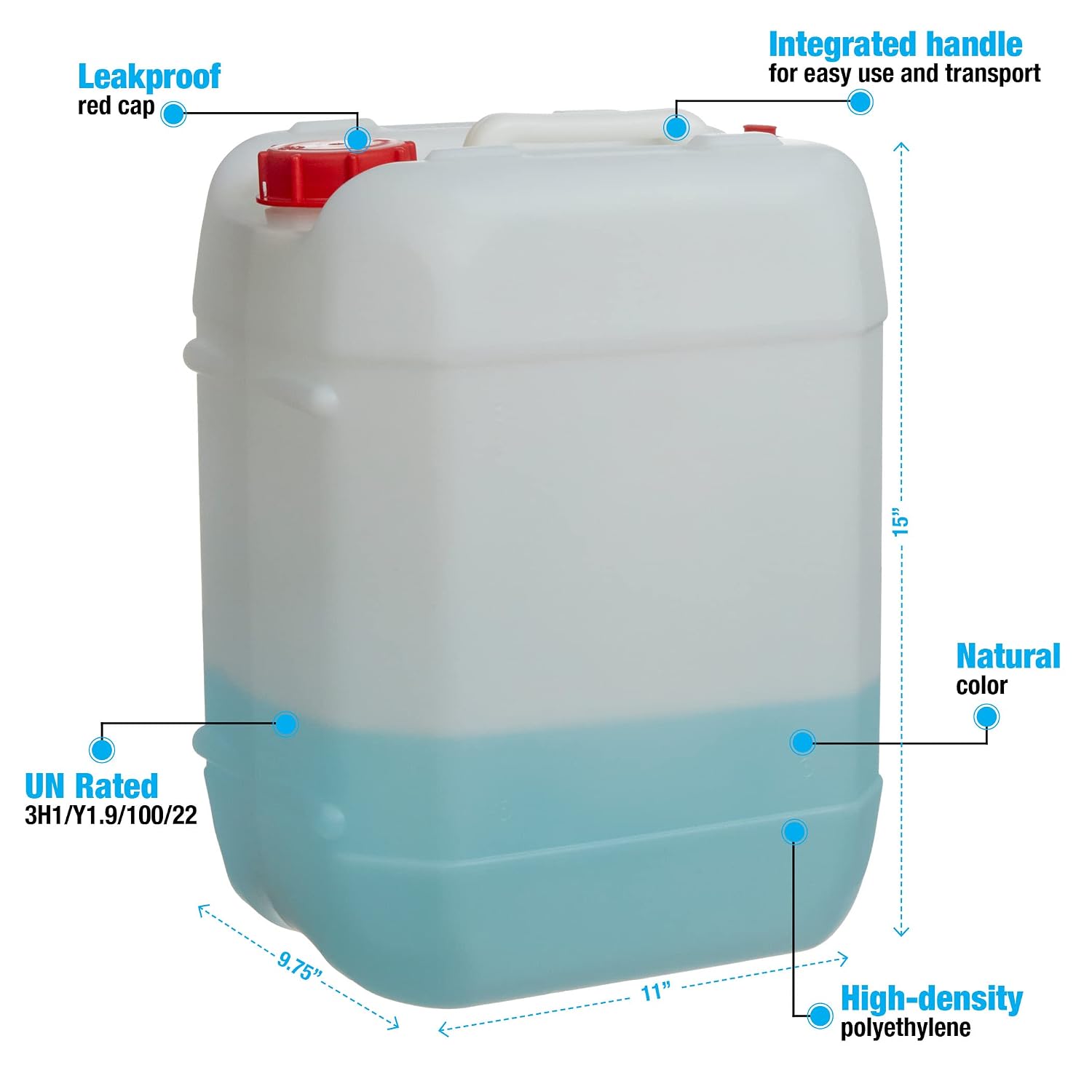 5 Gallon Stackable Plastic Car - огляд і ціна Food Storage Plastic Container