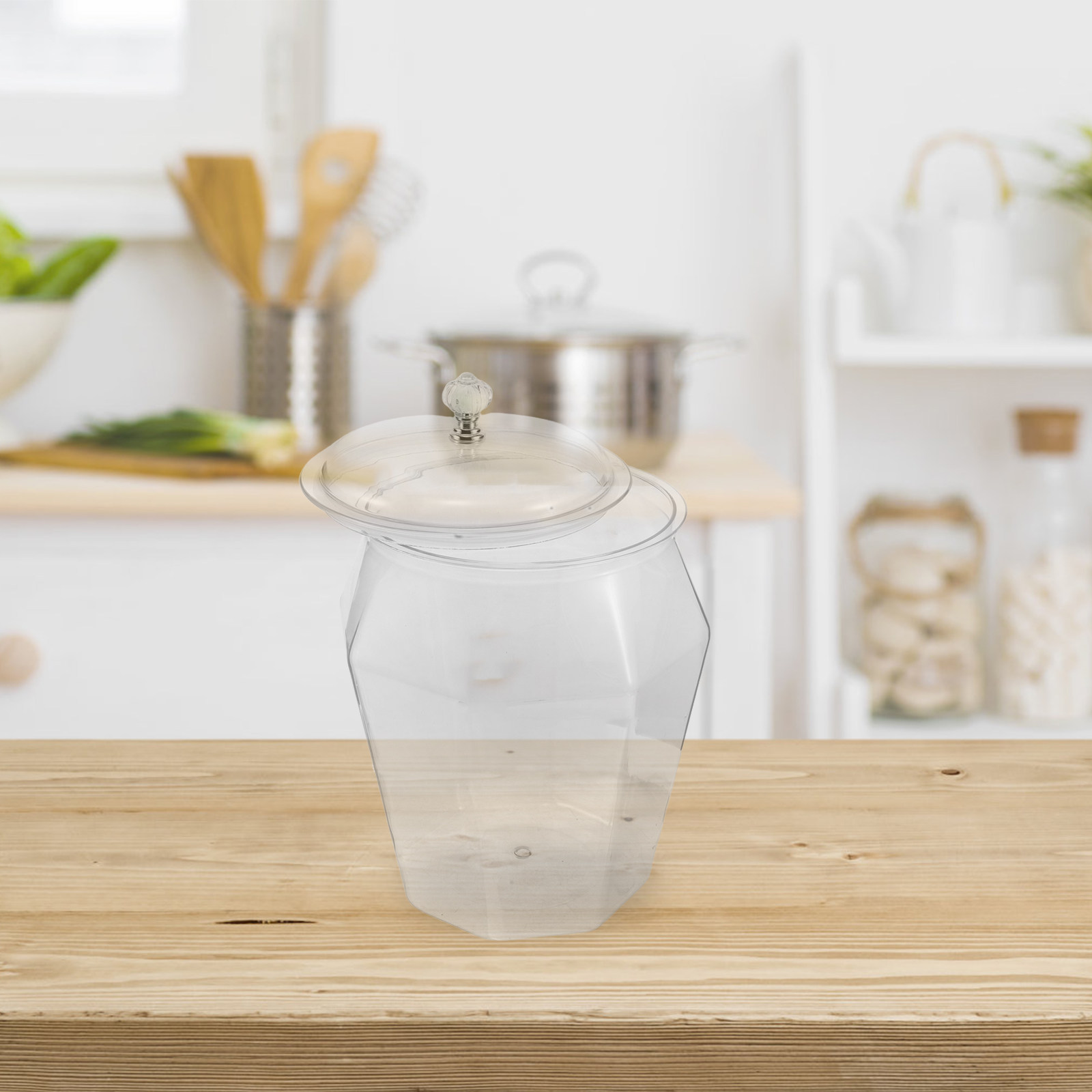 7L Clear Plastic Airtight Food - огляд і ціна Airtight Cereal Jar