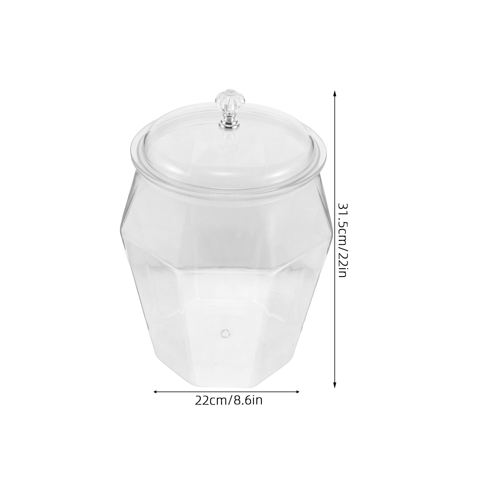 7L Clear Plastic Airtight Food - огляд і ціна Airtight Cereal Jar