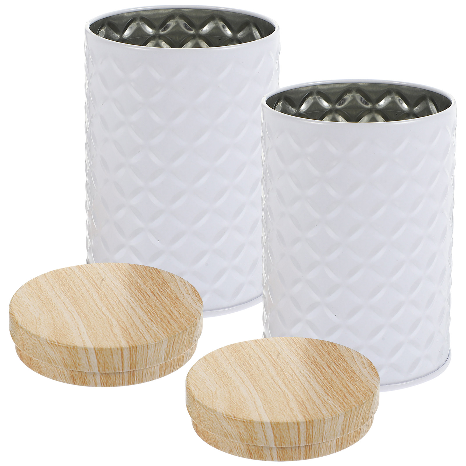 2Pcs Food Grade Tinplate Stora - огляд і ціна Food Storage Airtight