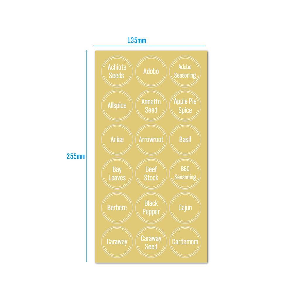 144 Pcs/set Transparent Spice  - огляд і ціна Food Storage Name