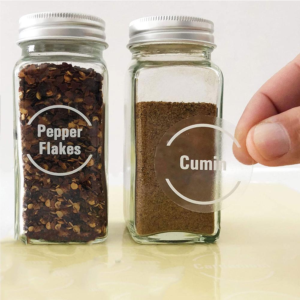 144 Pcs/set Transparent Spice  - огляд і ціна Food Storage Name