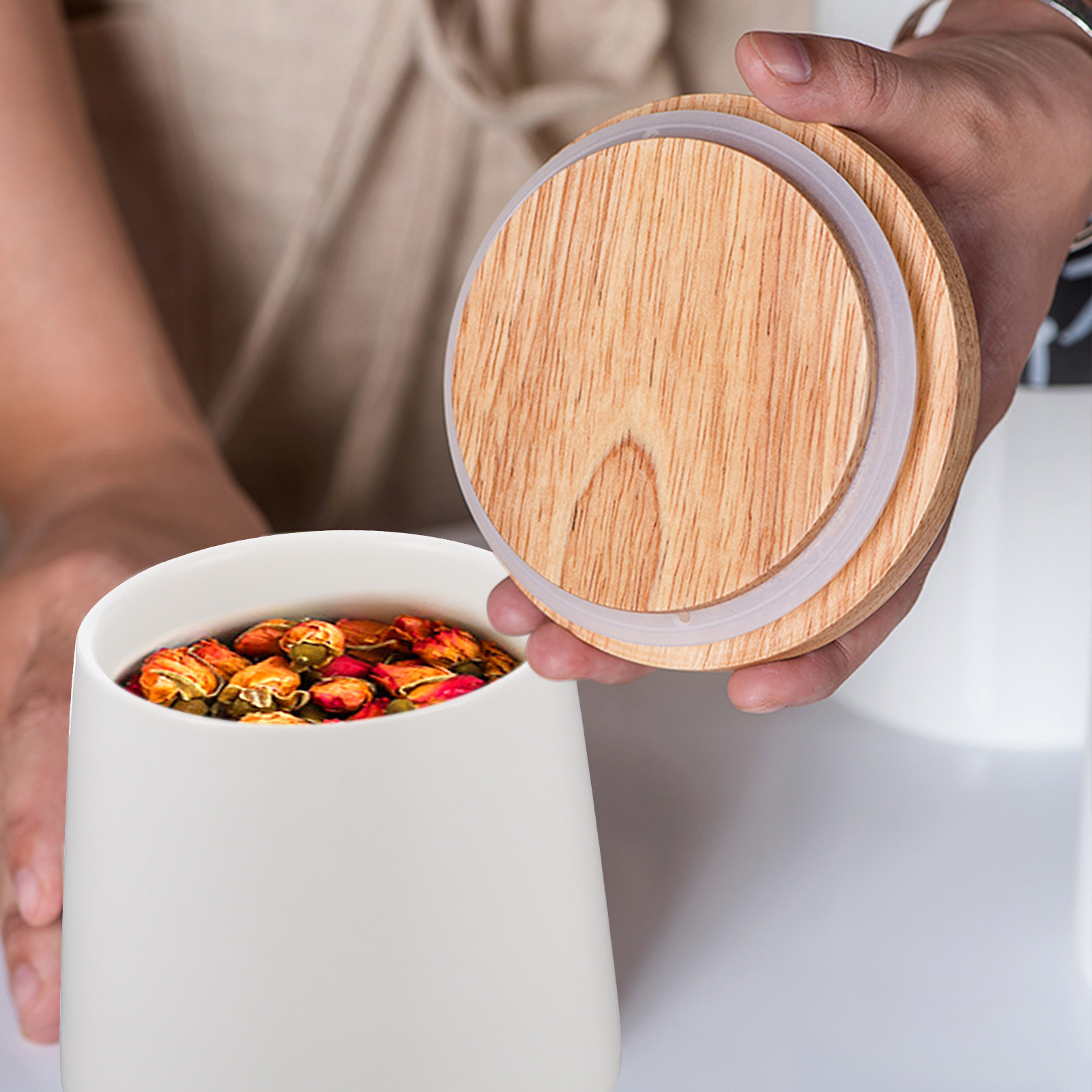1Set Ceramic Storage Jar Nordi - огляд і ціна Airtight Cereal Jar