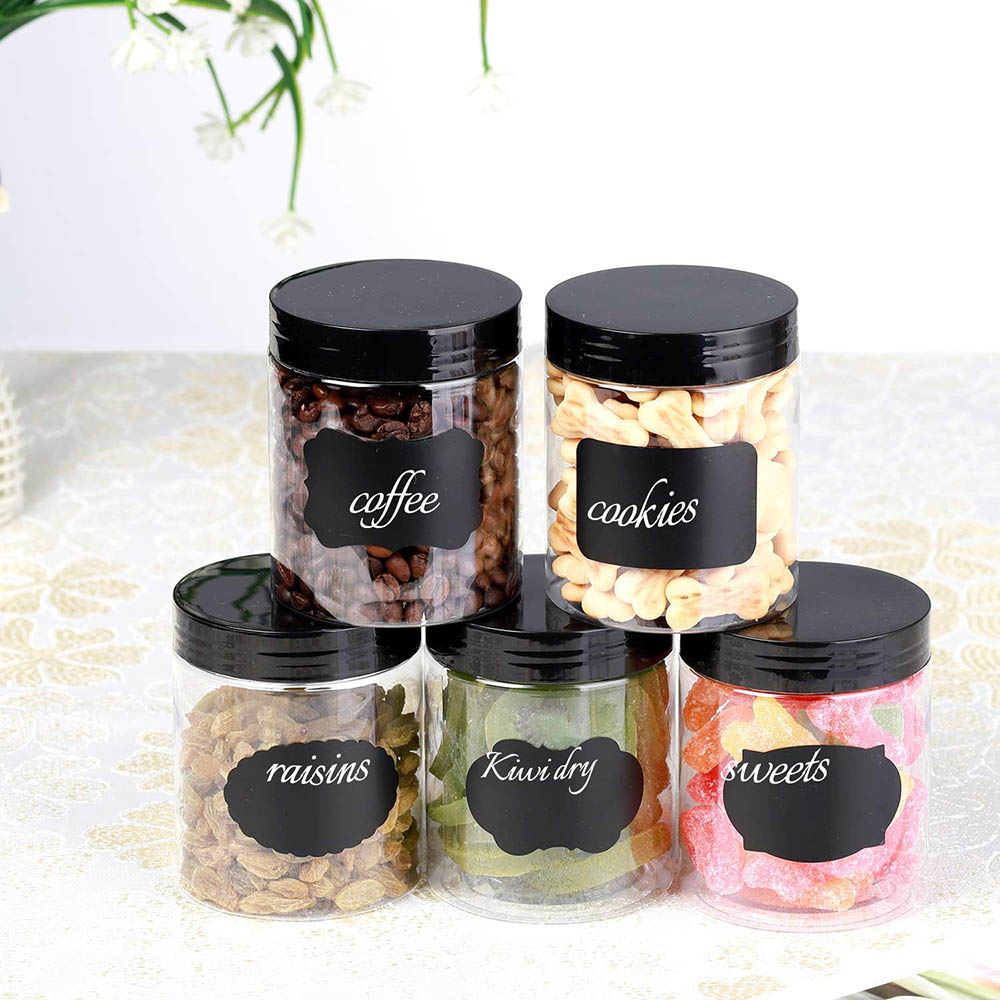 8OZ Plastic Jars with Lids, Cl - огляд і ціна Food Storage Not Plastic