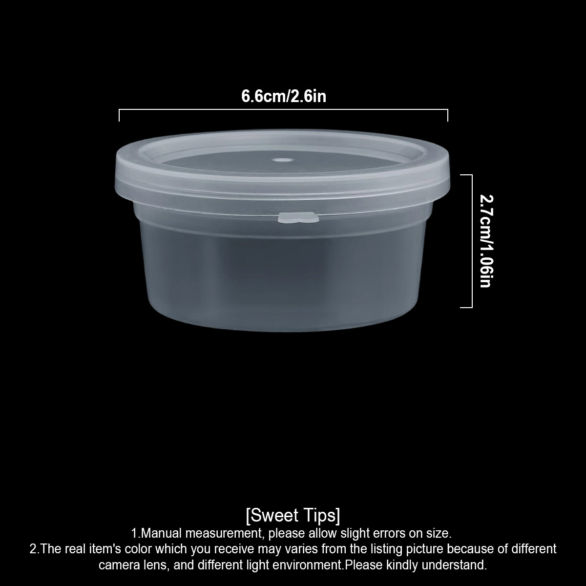10/20/40 Pack Small Slime Cont - огляд і ціна Food Storage Plastic Container
