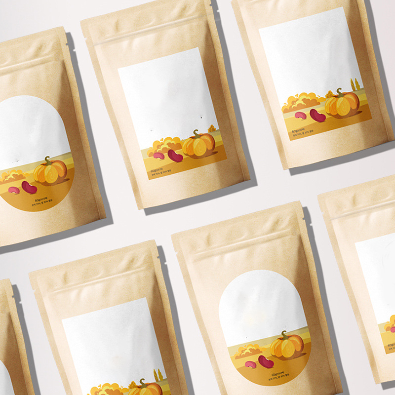 50PCS Kraft Paper Ziplock Pack - огляд і ціна Zebra Food Storage