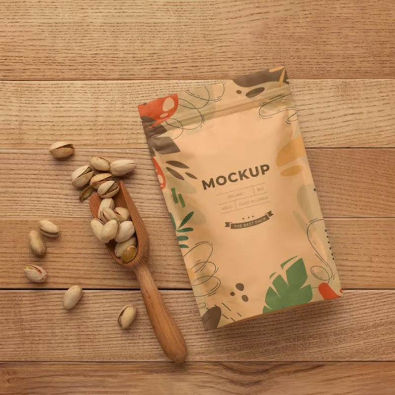 50PCS Kraft Paper Ziplock Pack - огляд і ціна Zebra Food Storage