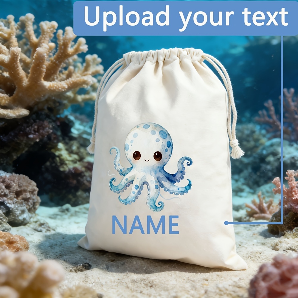 Cute Octopus Custom Name Draws - огляд і ціна Food Storage Name