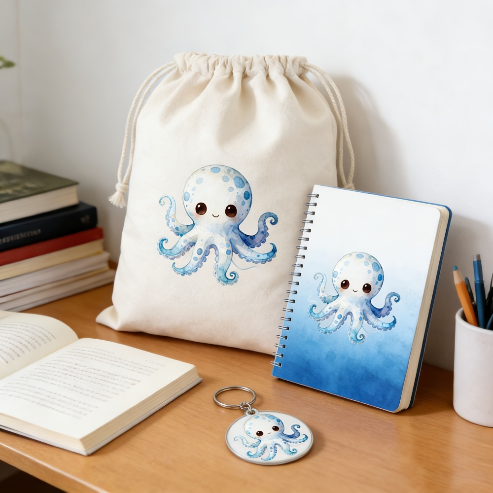 Cute Octopus Custom Name Draws - огляд і ціна Food Storage Name