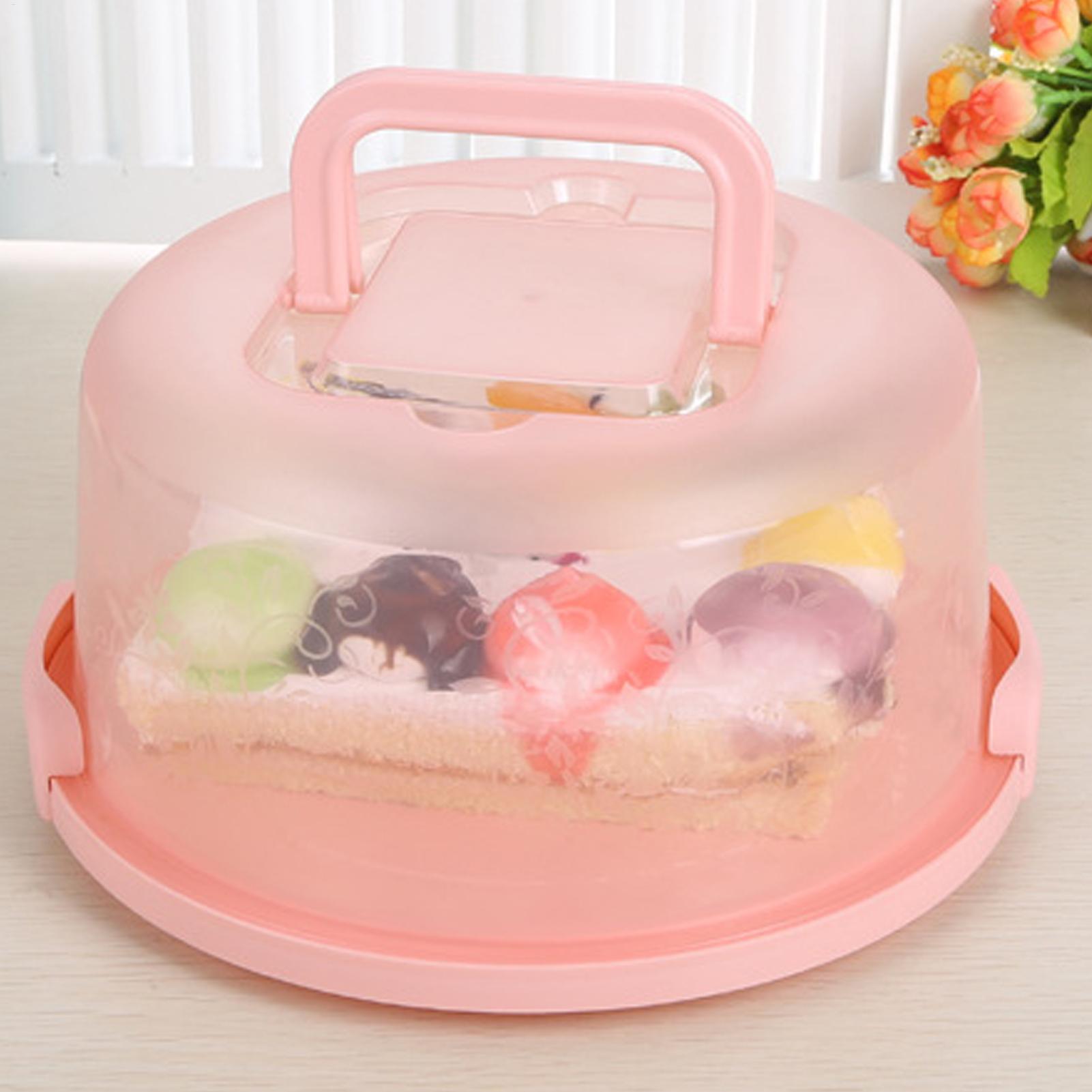 Handheld Cake Carrier Reusable - огляд і ціна Food Storage Plastic Container