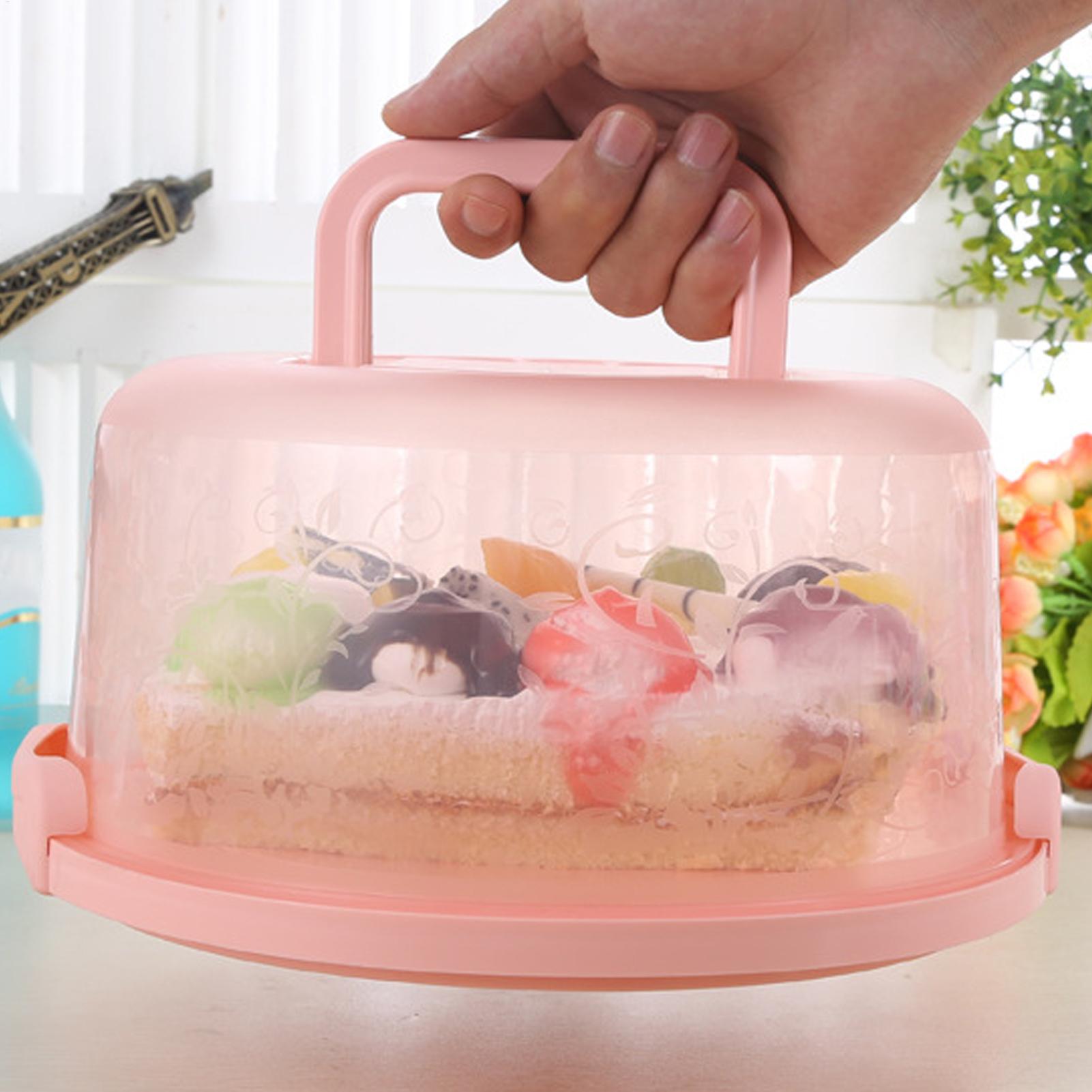 Handheld Cake Carrier Reusable - огляд і ціна Food Storage Plastic Container