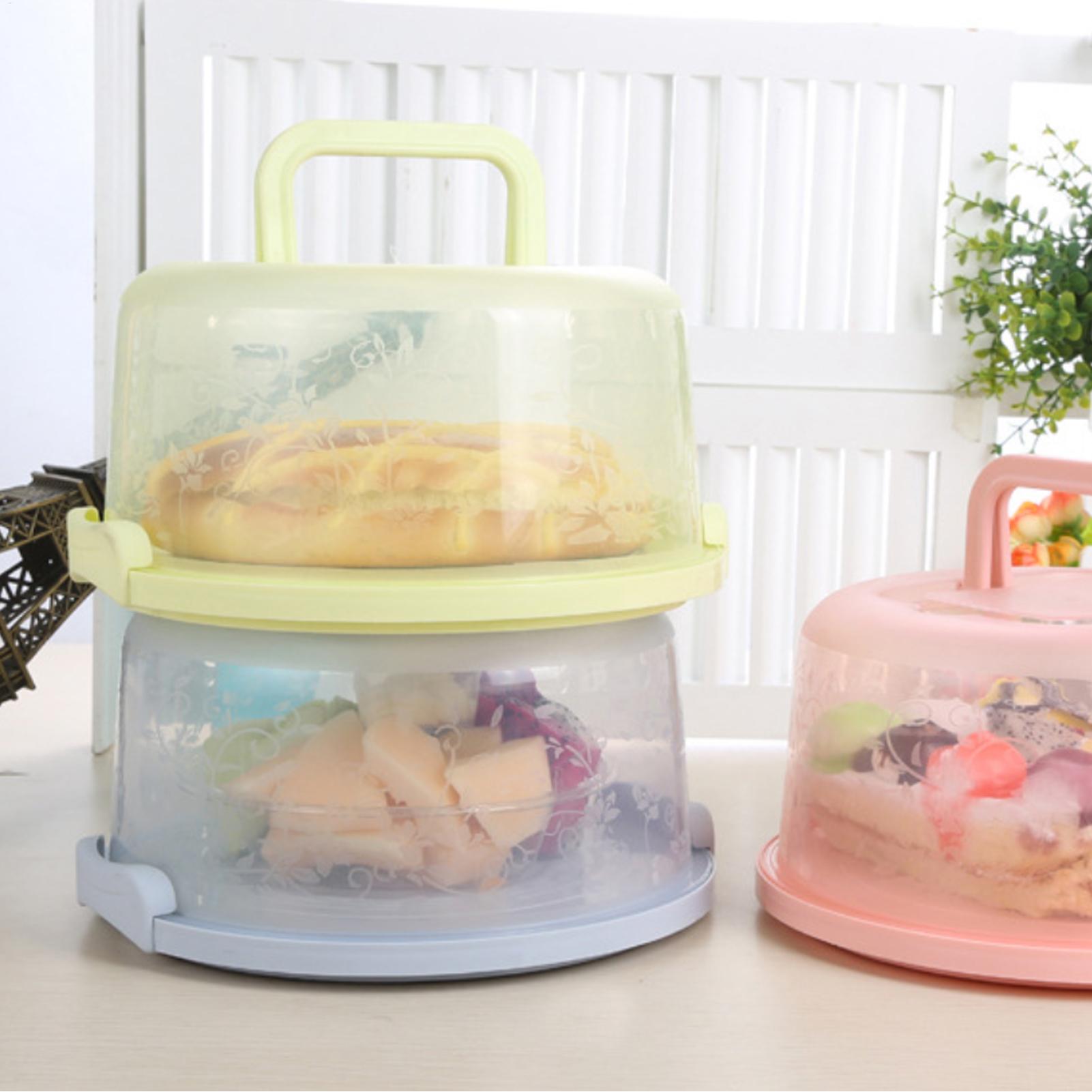 Handheld Cake Carrier Reusable - огляд і ціна Food Storage Plastic Container