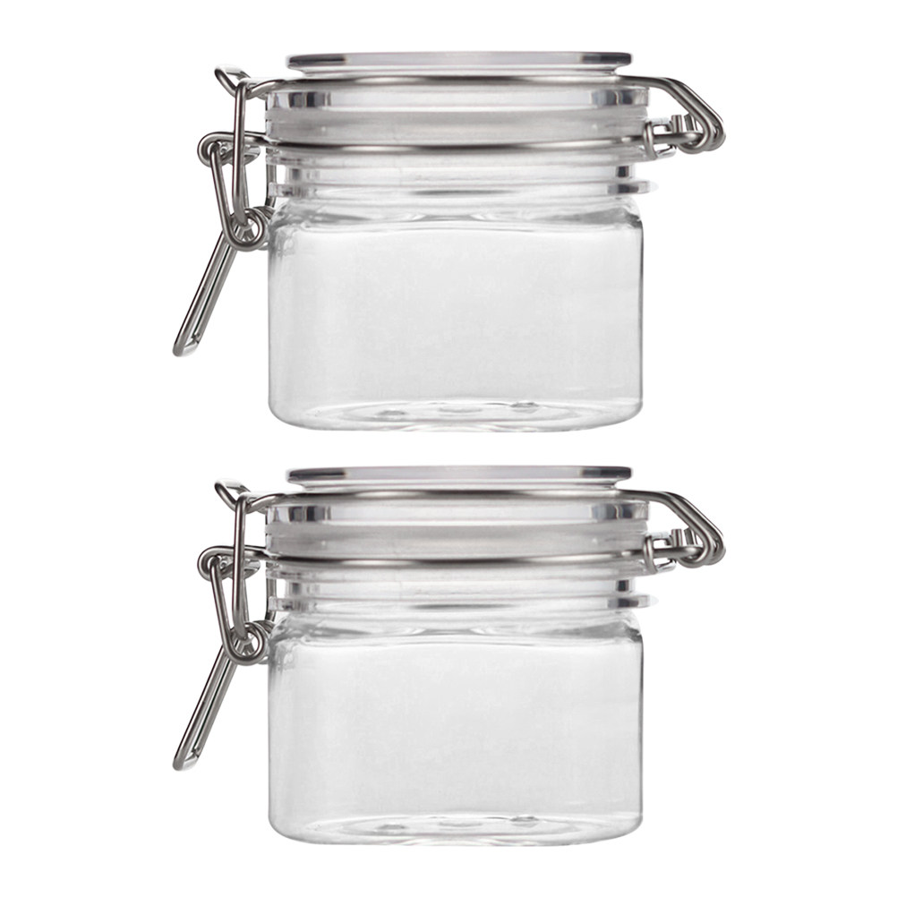 2Pcs Sealed Storage Jars Trans - огляд і ціна Food Storage Plastic Container