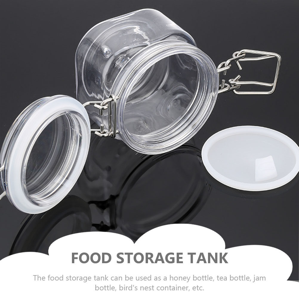 2Pcs Sealed Storage Jars Trans - огляд і ціна Food Storage Plastic Container
