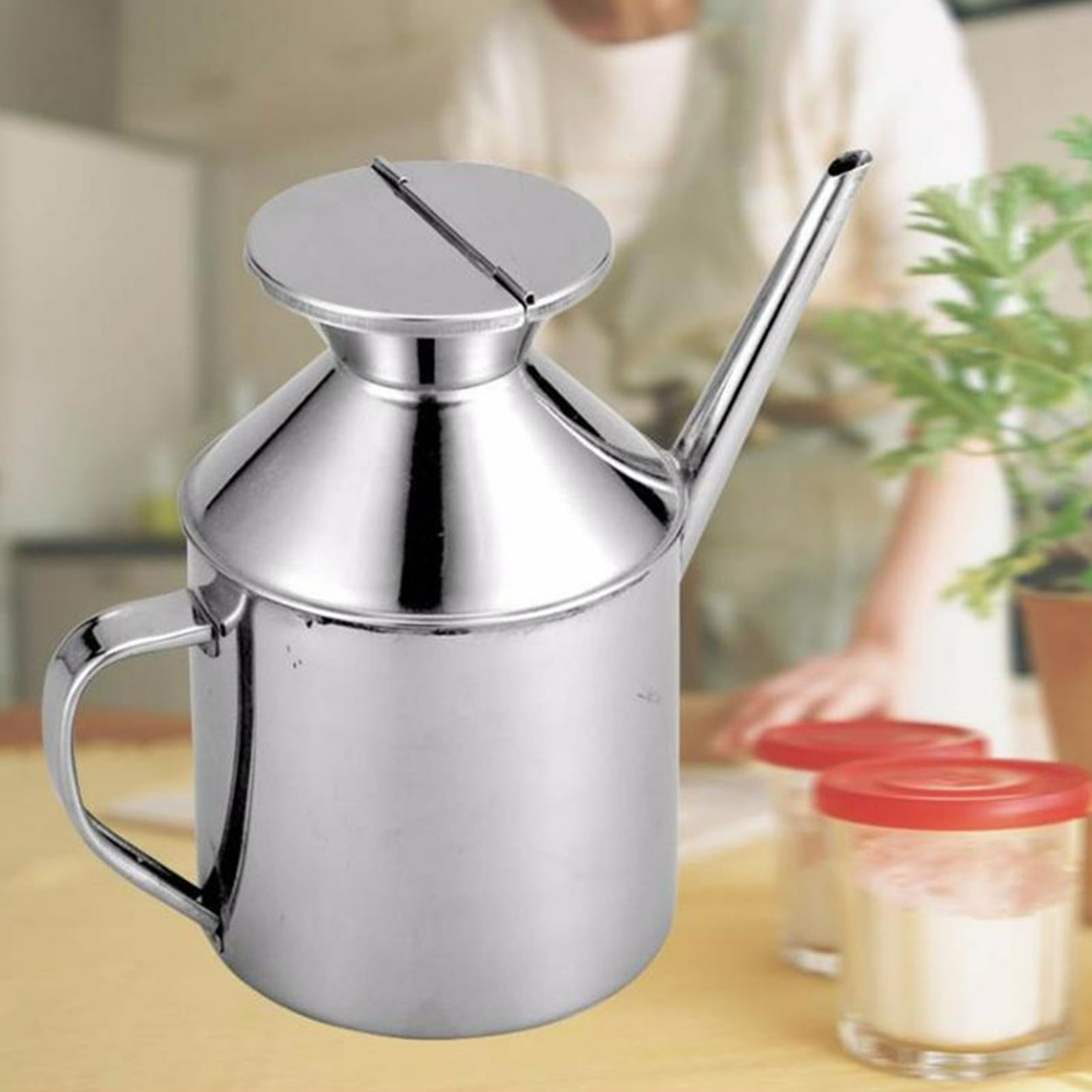 Stainless Steel Oil Can Multip - огляд і ціна Herb Keeper Container