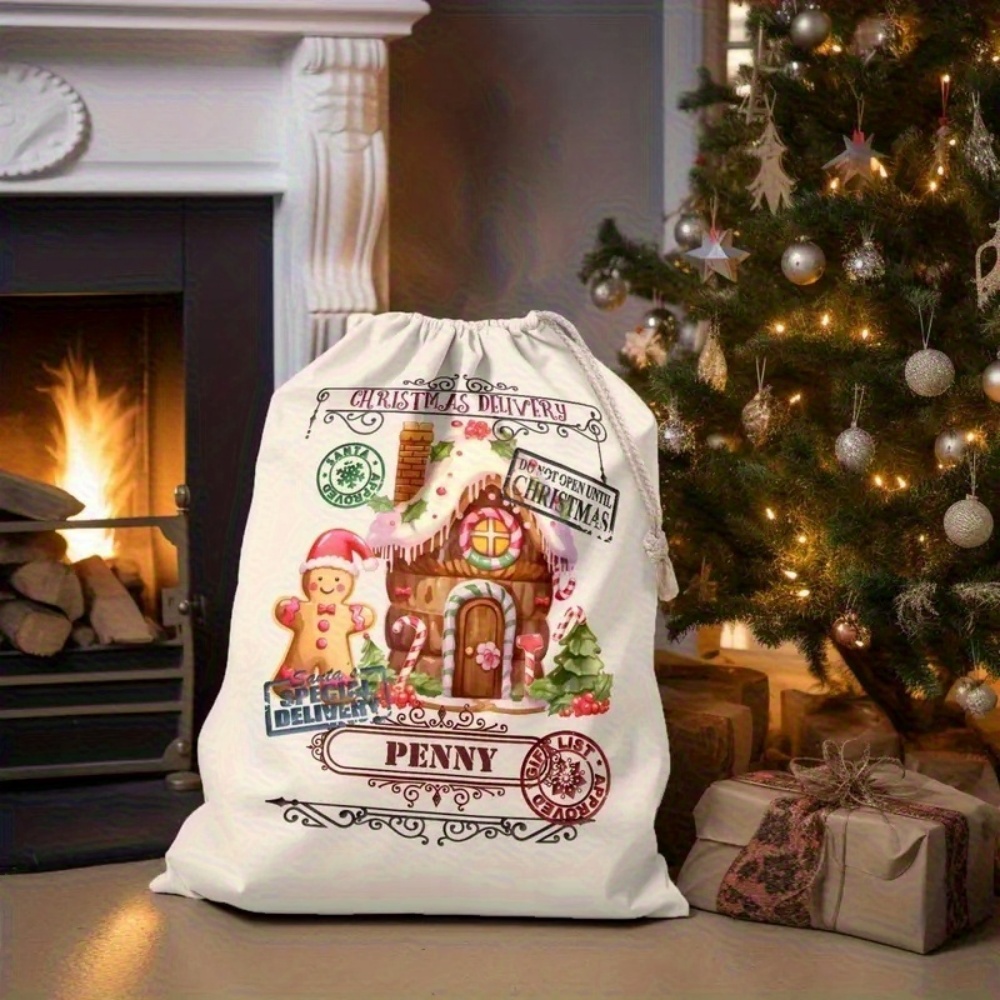Custom Name Festive Gingerbrea - огляд і ціна Food Storage Name