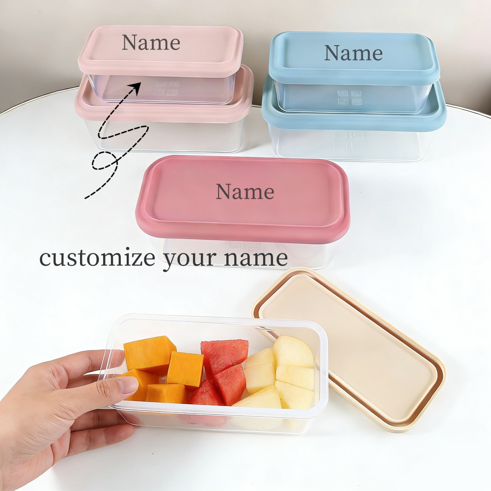 500ml 900ml Personalized name  - огляд і ціна Food Storage Name