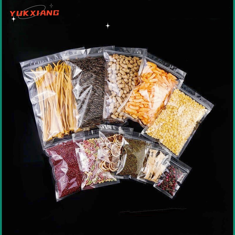 50pcs Transparent Flat Bottom  - огляд і ціна Zebra Food Storage