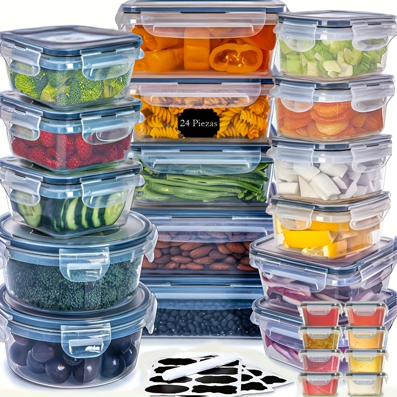 48PCS BPA-Free Food Storage Se - огляд і ціна Food Storage Jar Set