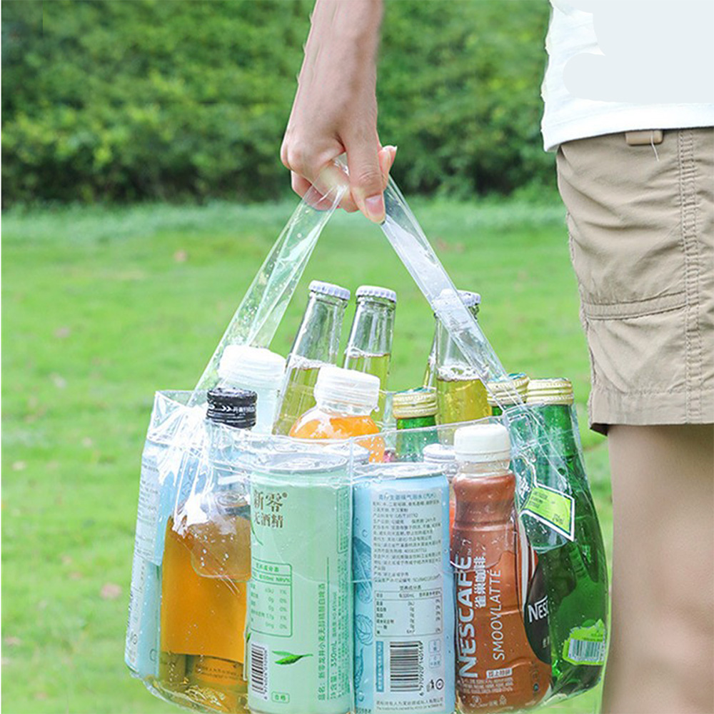 Foldable Transparent Bucket Pi - огляд і ціна Food Storage Not Plastic