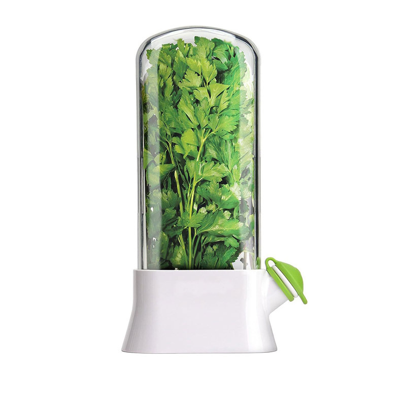 Refrigerator Herb Crisper Save - огляд і ціна Herb Keeper Container