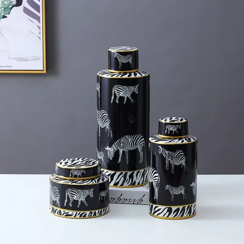 Modern Home Decoration, Cerami - огляд і ціна Zebra Food Storage