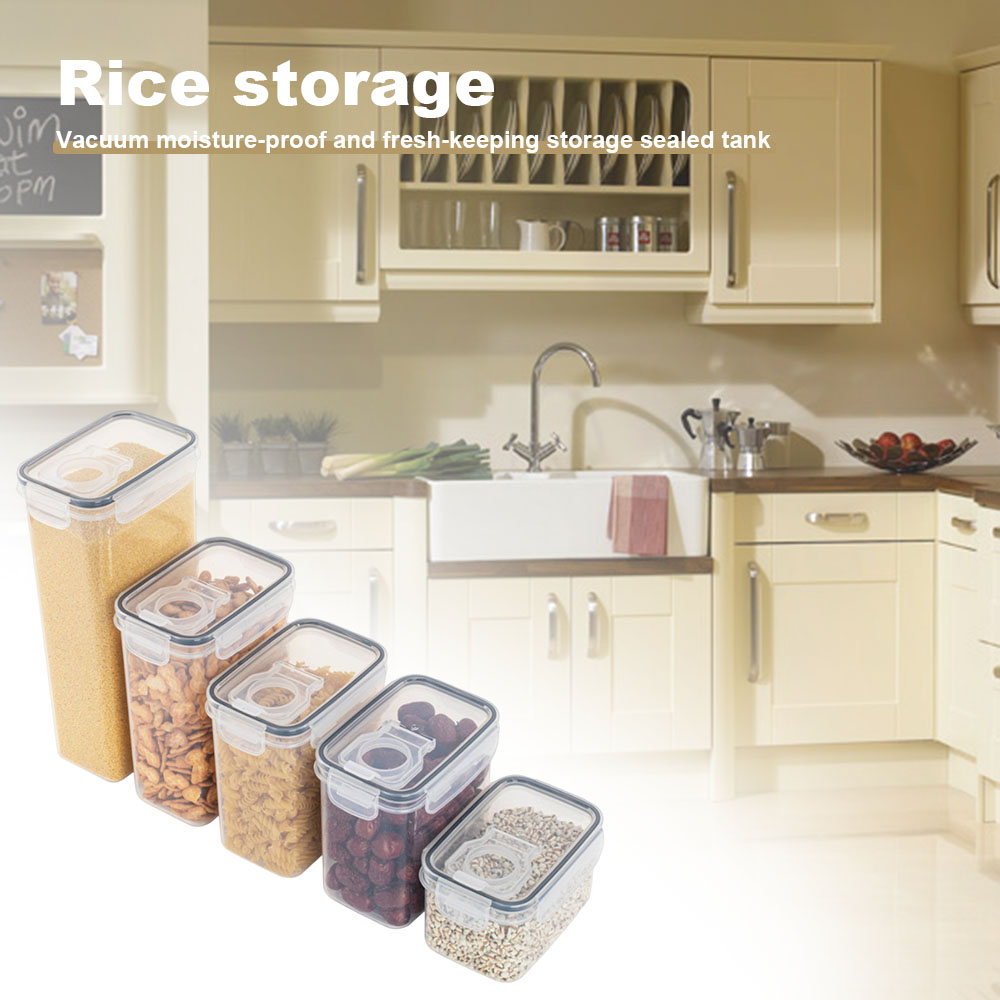 Sealed Plastic Food Storage Bo - огляд і ціна Airtight Cereal Jar
